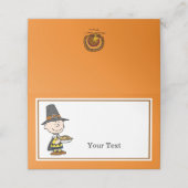 Peanuts | Charlie Brown Thanksgiving Diner Plaatskaartje (Buitenkant ongevouwen)