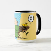 Peanuts | Charlie Brown & Woodstock Half & Half Mok (Voorkant rechts)