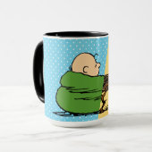 Peanuts | Charlie Brown & Woodstock Half & Half Mok (Voorkant links)