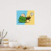 Peanuts | Charlie Brown & Woodstock Half & Half Poster (Keuken)