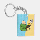 Peanuts | Charlie Brown & Woodstock Half & Half Sleutelhanger (Voorkant Links)