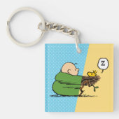 Peanuts | Charlie Brown & Woodstock Half & Half Sleutelhanger (Voorkant)
