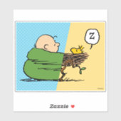 Peanuts | Charlie Brown & Woodstock Half & Half Sticker (Vel)