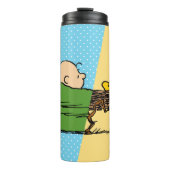 Peanuts | Charlie Brown & Woodstock Half & Half Thermosbeker (Voorkant)