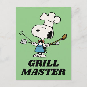 Peanuts   Chef-kok Snoopy Briefkaart