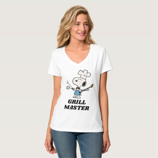 Peanuts | Chef-kok Snoopy T-shirt (Voorkant volledig)