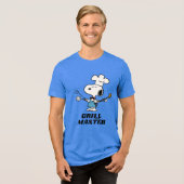 Peanuts | Chef-kok Snoopy Tri-Blend Shirt (Voorkant volledig)