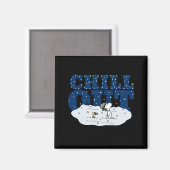 Peanuts Chill Out Magneet (Voorkant / Achterkant)