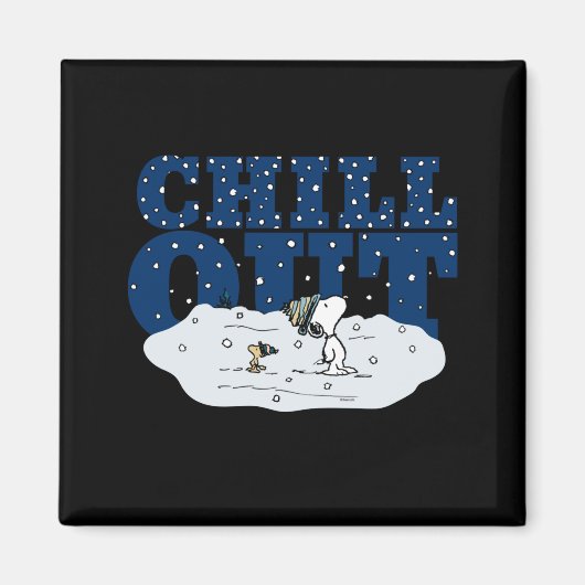 Peanuts Chill Out Magneet (Voorkant)