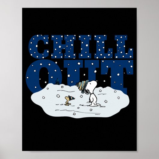 Peanuts Chill Out  Poster (Voorkant)