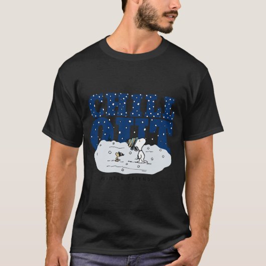 Peanuts Chill Out  T-shirt (Voorkant)