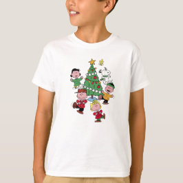 peanuts christmas party t-shirt