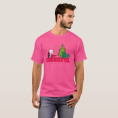 Peanuts Christmas Schroeder wees vrolijk T-shirt (Voorkant volledig)