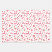 Peanuts | Christmas Snoopy Laat het sneeuwrood pat Inpakpapier Vel (Voorkant 3)