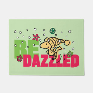 Peanuts   Christmas Woodstock Be Dazzled Deurmat