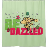 Peanuts | Christmas Woodstock Be Dazzled Douchegordijn (Voorkant)
