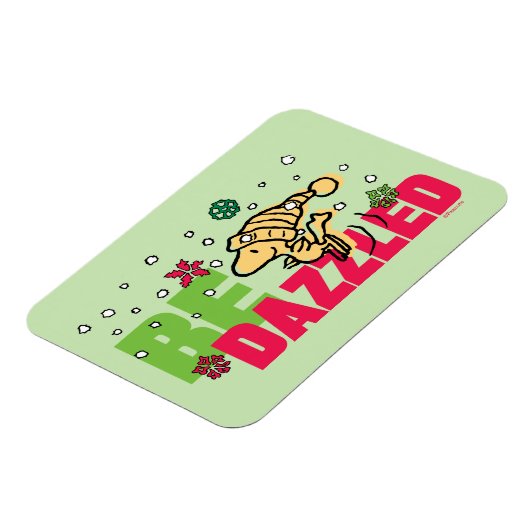 Peanuts | Christmas Woodstock Be Dazzled Magneet (Linkerzijde)