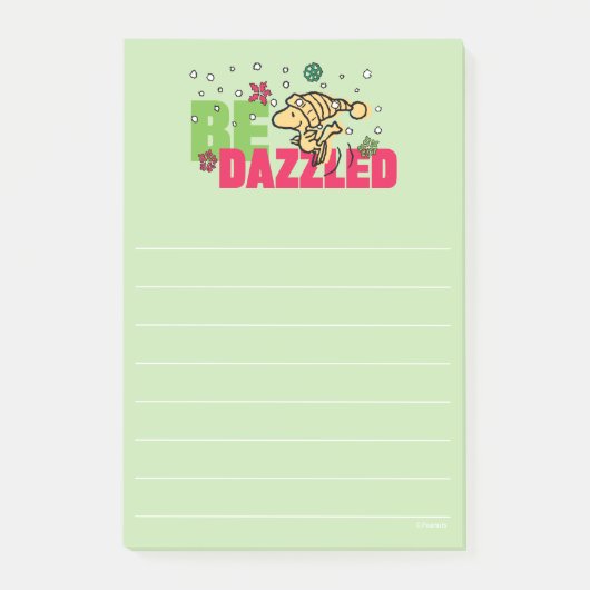 Peanuts | Christmas Woodstock Be Dazzled Post-it® Notes (Voorkant)