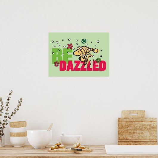 Peanuts | Christmas Woodstock Be Dazzled Poster (Keuken)