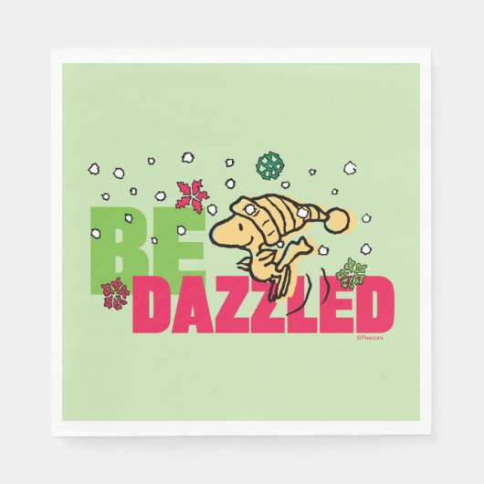 Peanuts | Christmas Woodstock Be Dazzled Servet (Voorkant)