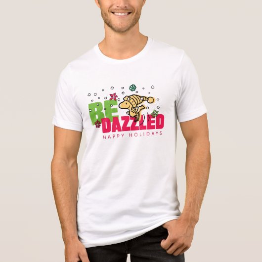 Peanuts | Christmas Woodstock Be Dazzled Tri-Blend Shirt (Voorkant)