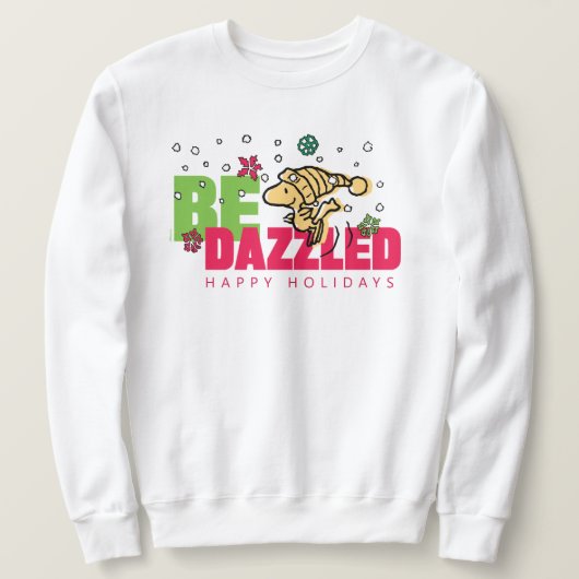 Peanuts | Christmas Woodstock Be Dazzled Trui (Design voorkant)