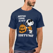 Peanuts | Cool zijn is mijn kostuum T-shirt (Voorkant)