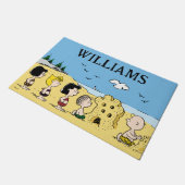 Peanuts | Dag aan het strand Deurmat (Schuin)