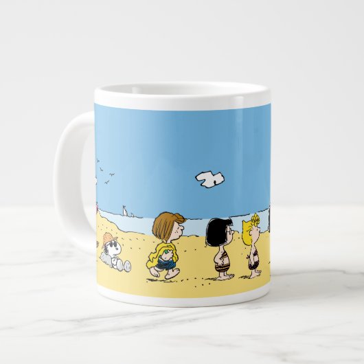 Peanuts | Dag aan het strand Grote Koffiekop (Links)