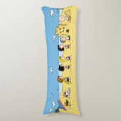 Peanuts | Dag aan het strand Lichaamskussen (Voorkant Verticaal)