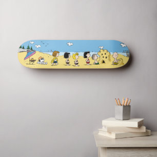 Peanuts   Dag aan het strand Persoonlijk Skateboard