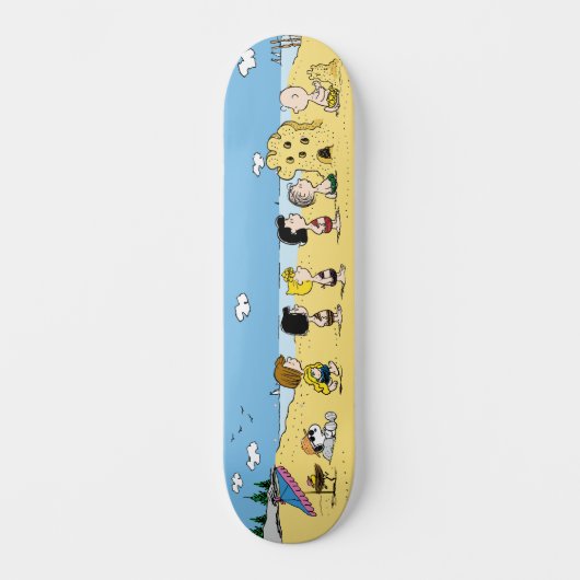 Peanuts | Dag aan het strand Persoonlijk Skateboard (Voorkant)