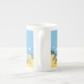 Peanuts | Dag aan het strand Porselein Kop (Achterkant)