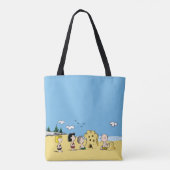 Peanuts | Dag aan het strand Tote Bag (Achterkant)