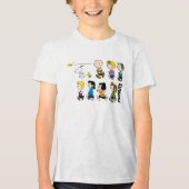 Peanuts | De bende gaat vooruit Tri-Blend Shirt (Voorkant)