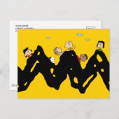 Peanuts | De bende op de Zig Zag Briefkaart (Voorkant / Achterkant)