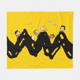 Peanuts   De bende op de Zig Zag Fleece Deken