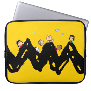 Peanuts   De bende op de Zig Zag Laptop Sleeve
