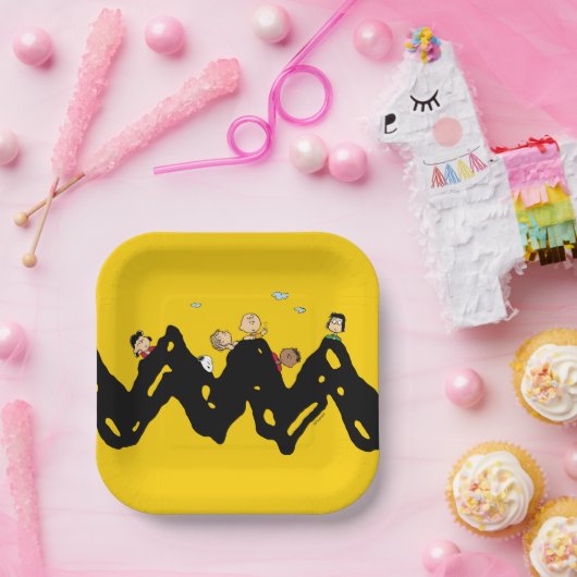 Peanuts | De bende op de Zig Zag Papieren Bordje (Feest)