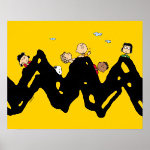 Peanuts   De bende op de Zig Zag Poster