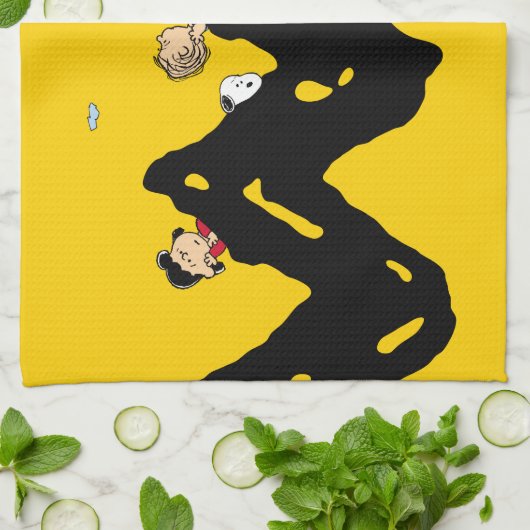 Peanuts | De bende op de Zig Zag Theedoek (Gevouwen)