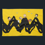 Peanuts | De bende op de Zig Zag Theedoek<br><div class="desc">Bekijk dit leuke Peanuts-ontwerp met de Peanuts Gang.</div>