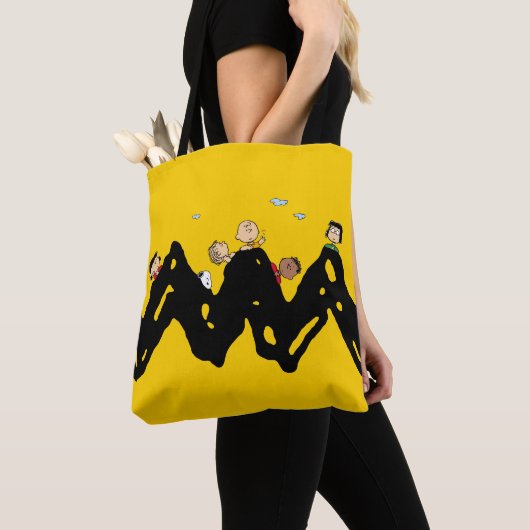 Peanuts | De bende op de Zig Zag Tote Bag (Dichtbij)