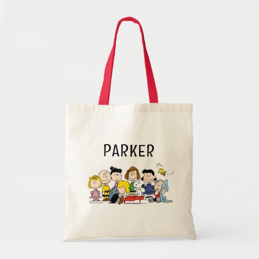 Peanuts | De bende rond de piano Tote Bag (Voorkant)