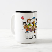 Peanuts | De bendeleraar Tweekleurige Koffiemok (Voorkant links)