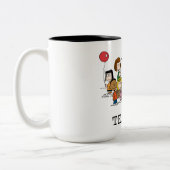 Peanuts | De bendeleraar Tweekleurige Koffiemok (Links)