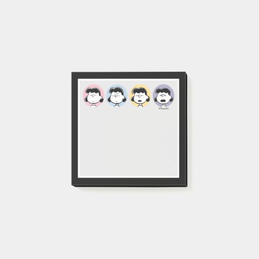 Peanuts | De gezichten van Lucy Post-it® Notes (Voorkant)