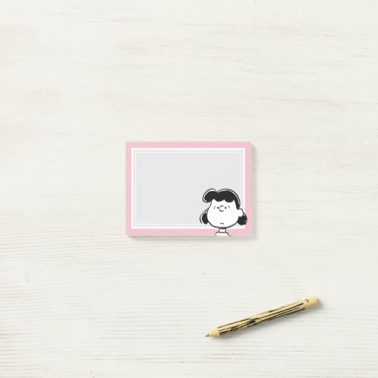 Peanuts | De gezichten van Lucy Post-it® Notes (Op bureau)