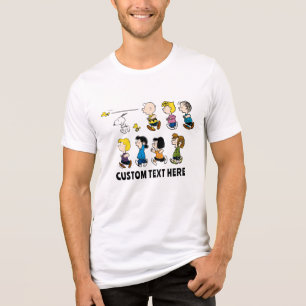 Peanuts De groep gaat vooruit Tri-Blend Shirt