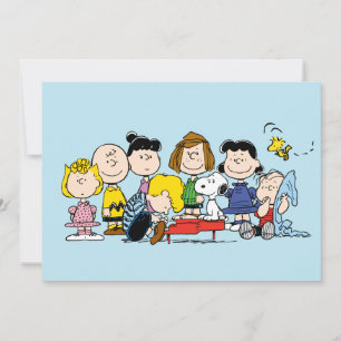 Peanuts De groep rond de piano Kaart